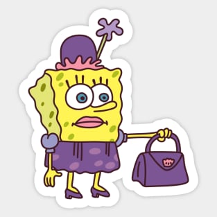 Lady Sponge Sticker